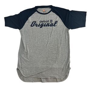 Detroit D Original Baseball Tee Size Large